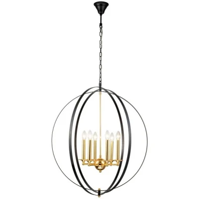 Подвесная люстра iLamp Element 9977-800 GOLD&amp;BLACK