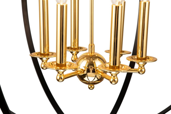 Подвесная люстра iLamp Element 9977-800 GOLD&BLACK