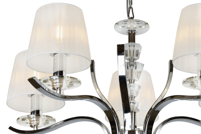 Подвесная люстра iLamp Omega RM5231/5 Хром