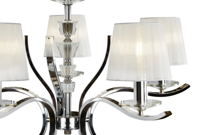 Подвесная люстра iLamp Omega RM5231/5 Хром