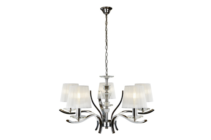 Подвесная люстра iLamp Omega RM5231/5 Хром