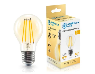 Лампа светодиодная Лон A60 15W 2700K AMBRELLA light 601513