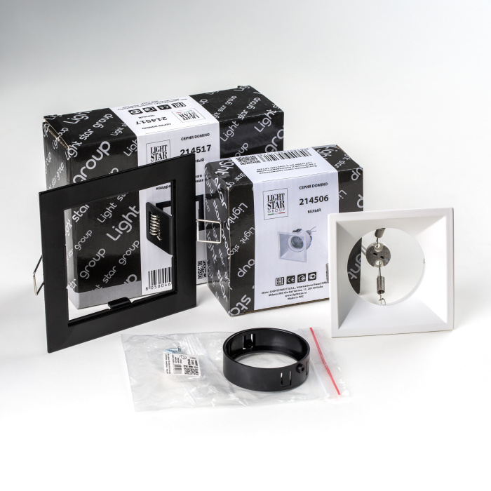 Комплект со светильником Lightstar Domino D51706BMOD