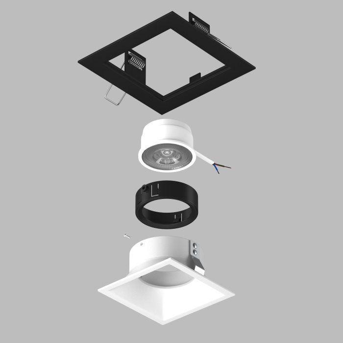 Комплект со светильником Lightstar Domino D51706BMOD