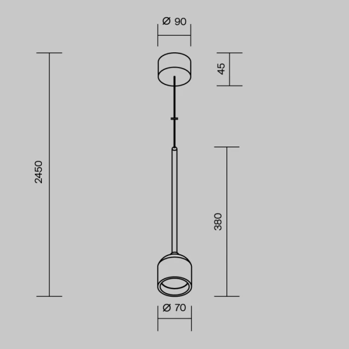 Подвесной уличный светильник Maytoni O491PL-L6B3K