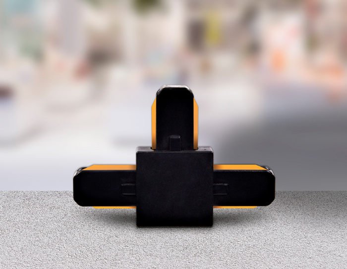 Коннектор Т-образный однофазный для соединения трековых шинопроводов Ambrella light GL7078