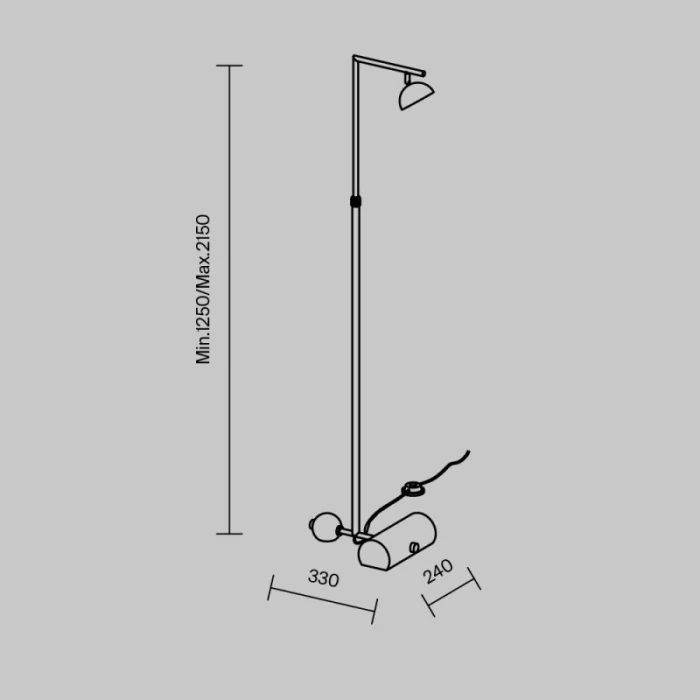 Торшер Maytoni MOD372FL-L10BS3K