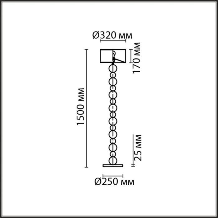 Торшер LUMION NEOCLASSI 8079/1F