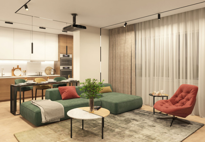 Светильник на шине Denkirs SMART GRILL DK8006-BK