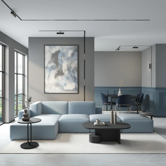 Светильник на шине Denkirs SMART GRILL DK8006-BK