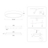 Потолочный светодиодный светильник Ambrella light FV5526