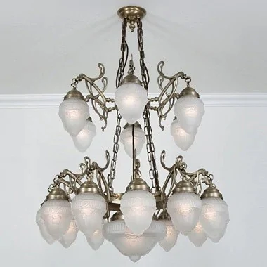 Подвесная люстра Berliner Messinglampen D234-113gs+122gsB