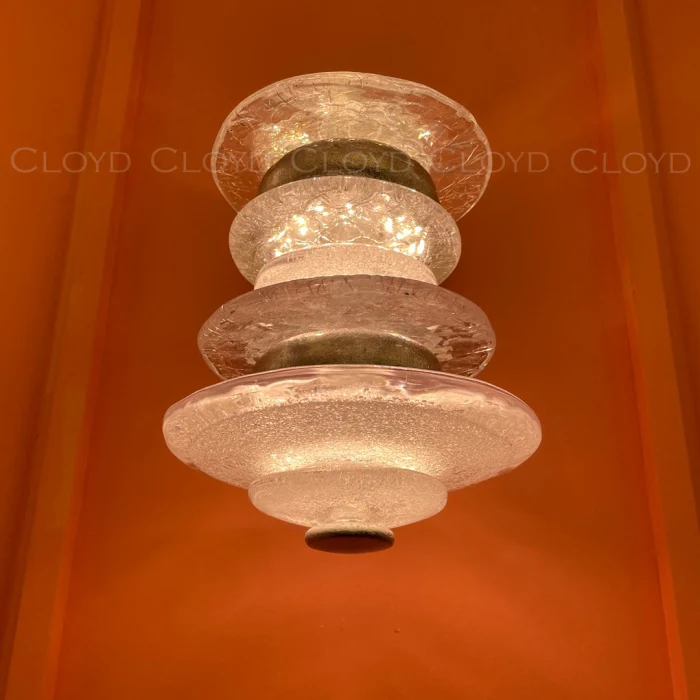 Бра Cloyd GEFEST W3 / выс. 25 см - серебро сусальн. (арт.20125)