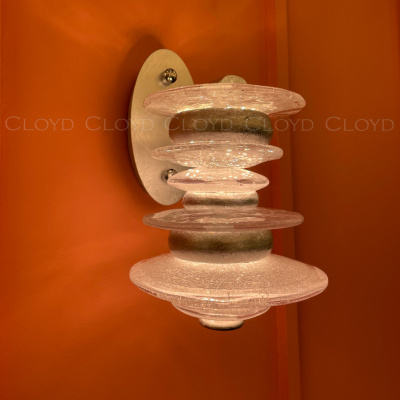 Бра Cloyd GEFEST W3 / выс. 25 см - серебро сусальн. (арт.20125)