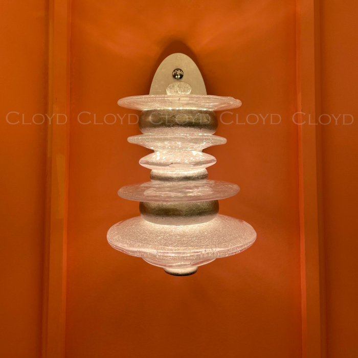 Бра Cloyd GEFEST W3 / выс. 25 см - серебро сусальн. (арт.20125)