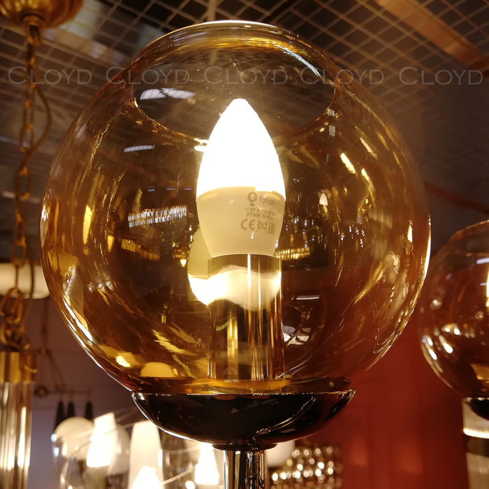 Люстра Cloyd HARMIN C6 / Ø70 см - никель (арт.10131)