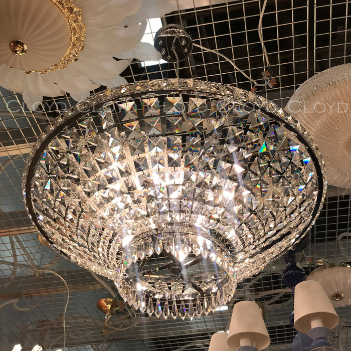 Люстра Cloyd FIALA C8 / Ø60 см - хром (арт.11454)