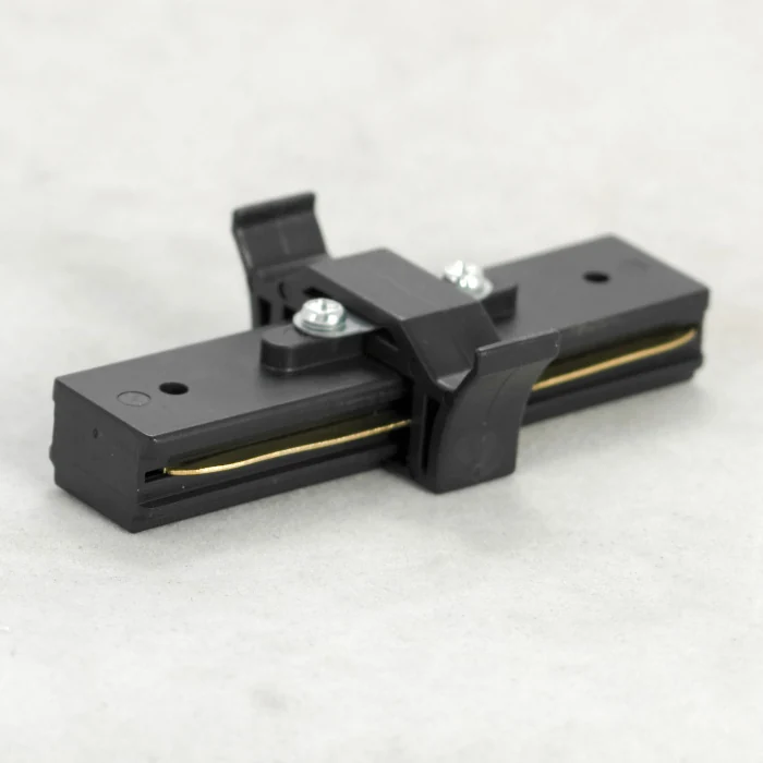 Коннектор прямой черный Lussole 10324