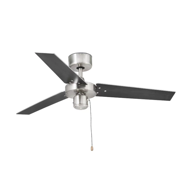 Вентилятор без света FACTORY Brushed aluminium ceiling fan