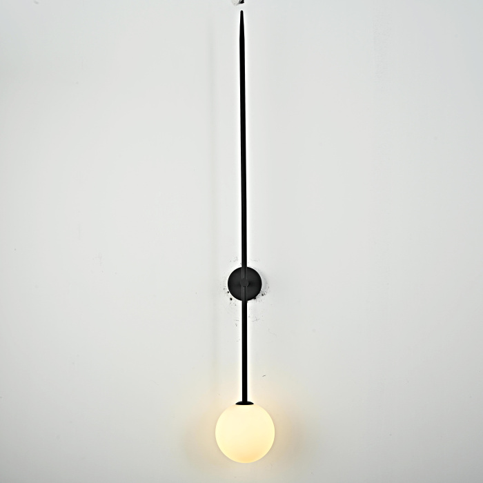 Настенный светильник LINES Ball 100 Black ImperiumLoft