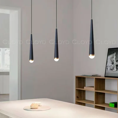 Подвесной светильник Cloyd MILVUS-A P1 / черный (арт.11145)