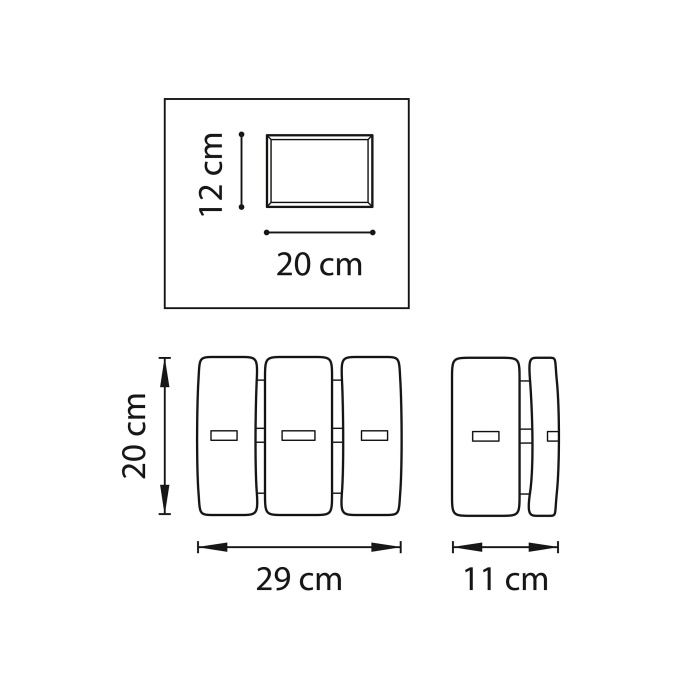 Бра Lamella LIGHTSTAR 801616