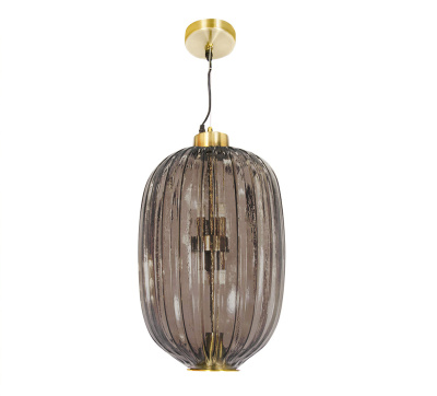 Подвесной светильник Cloyd KAROO P7 / выс. 50 см - черн. стекло (арт.10515)