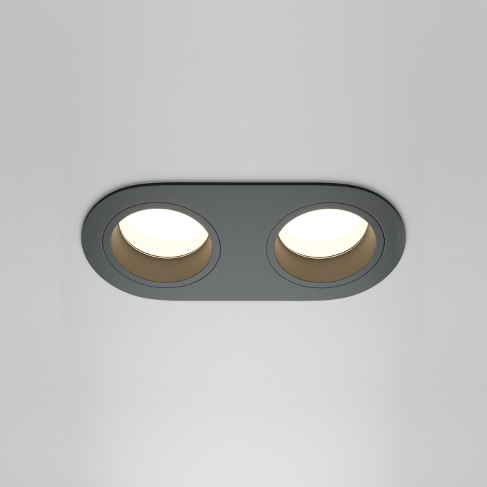 Встраиваемый светильник Maytoni Share DL126-02-GU10-B