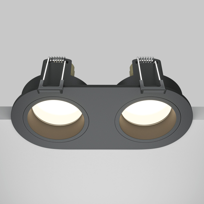 Встраиваемый светильник Maytoni Share DL126-02-GU10-B