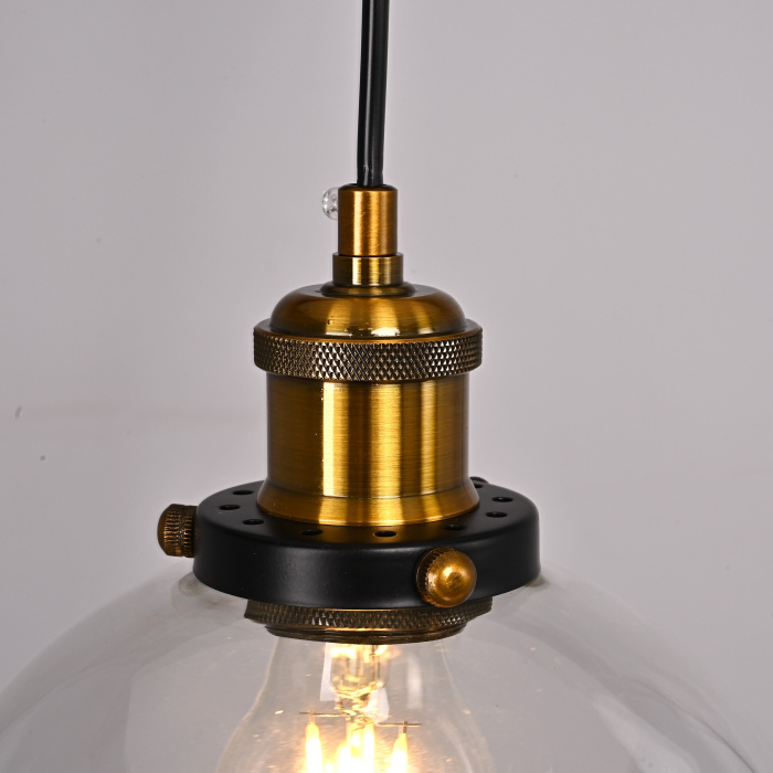 Подвесной светильник Loft Clear Glass Sphere Cloche ImperiumLoft