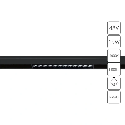 Магнитная трековая система Arte Lamp LINEA A4634PL-1BK