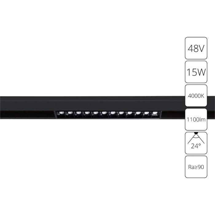 Магнитная трековая система Arte Lamp LINEA A4634PL-1BK