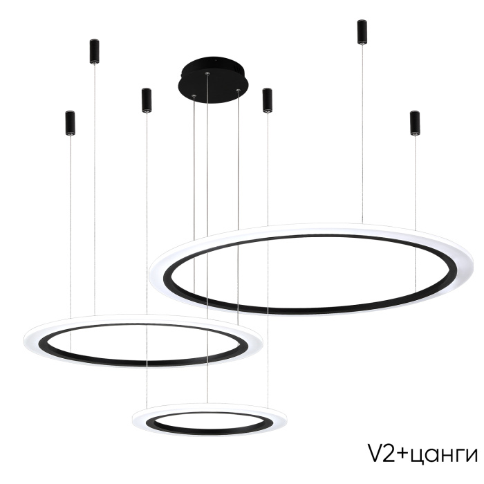 Подвесной светильник Crystal Lux MANZANA SP67W LED BLACK