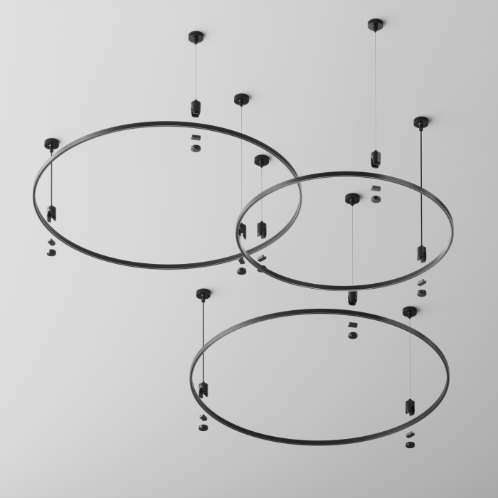 Шинопровод круглый Maytoni Busbar trunkings Flarity TRX154-R-D650-B