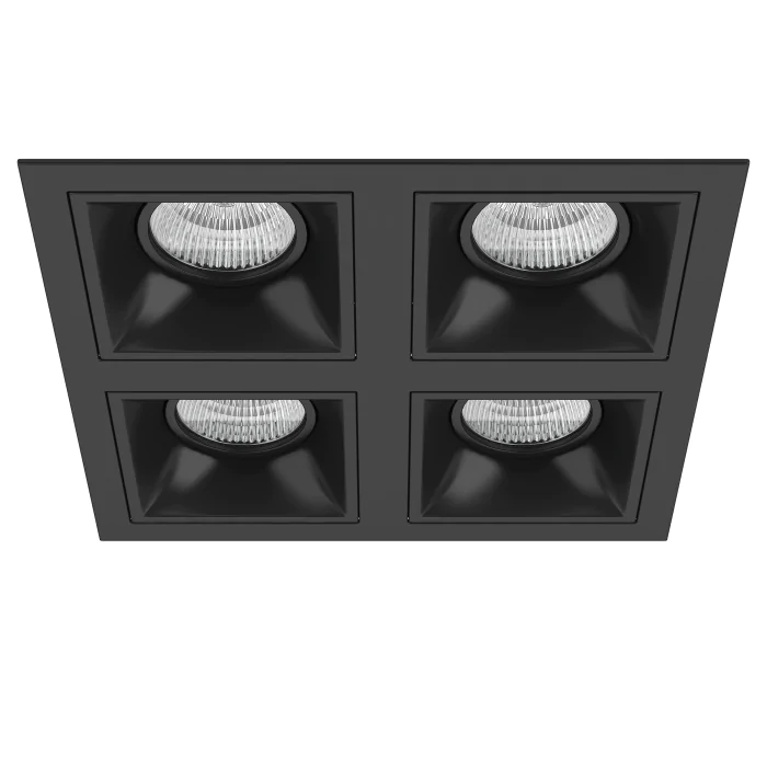 Комплект из светильников и рамки DOMINO Domino Lightstar D54707070707