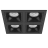 Комплект из светильников и рамки DOMINO Domino Lightstar D54707070707