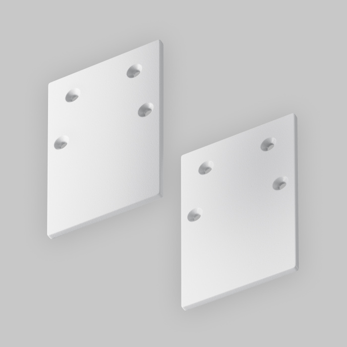 Заглушка торцевая 2шт Gravity накладной белый Maytoni TRA010EC-41W