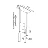 Подвесная люстра Ledron SLC7391/PBx8 White TRIAC