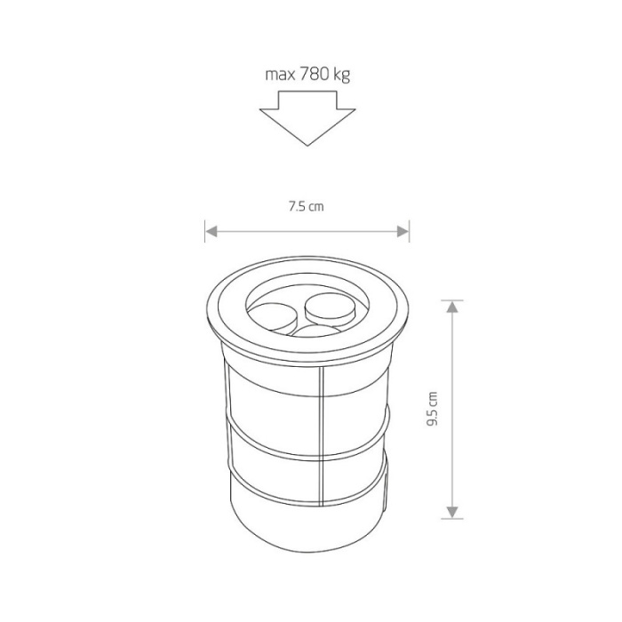 Ландшафтный светодиодный светильник Nowodvorski Picco Led 9104