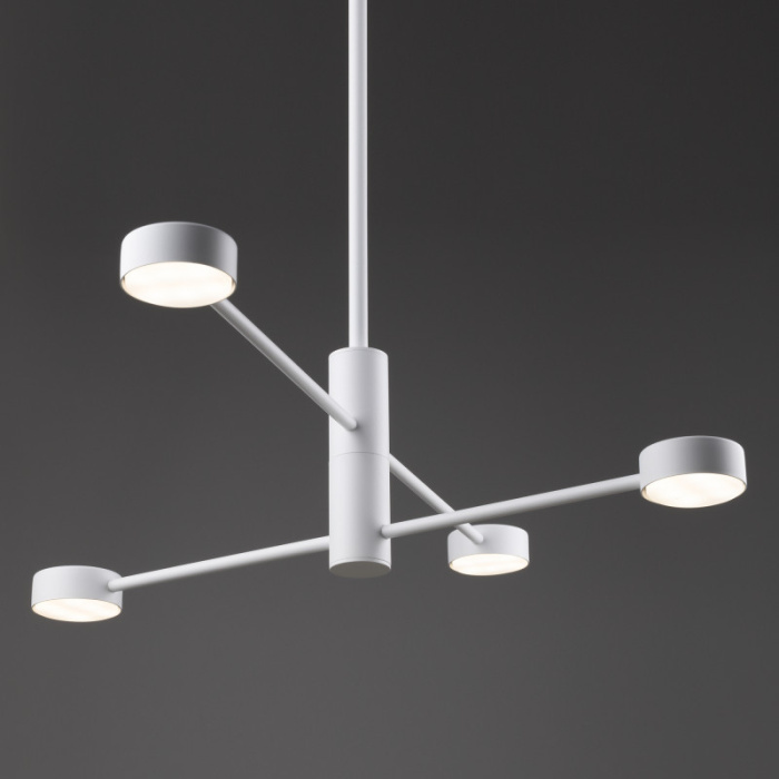 Люстра на штанге Freya Tactic FR5363CL-04W