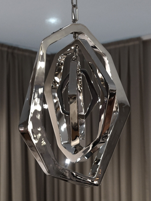 Подвесная люстра Delight Collection Hardy P68020M-7 nickel