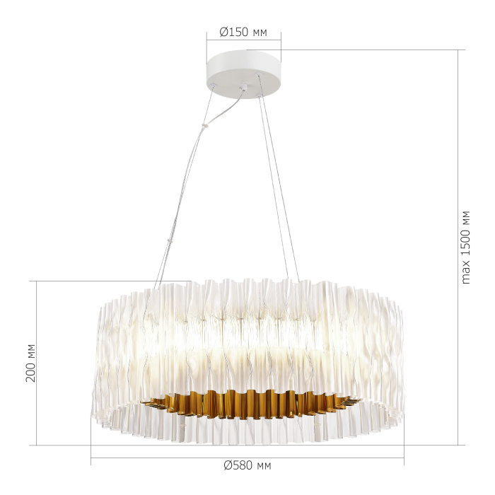 Подвесной светильник ST LUCE NAZARE SL6012.203.01