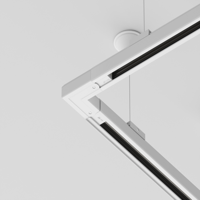 Коннектор угловой внешний Trinity белый Maytoni TRA005CL-31W-L