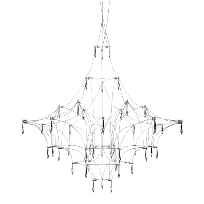 Подвесная люстра Delight Collection Lucciola MD18001068-1E chrome