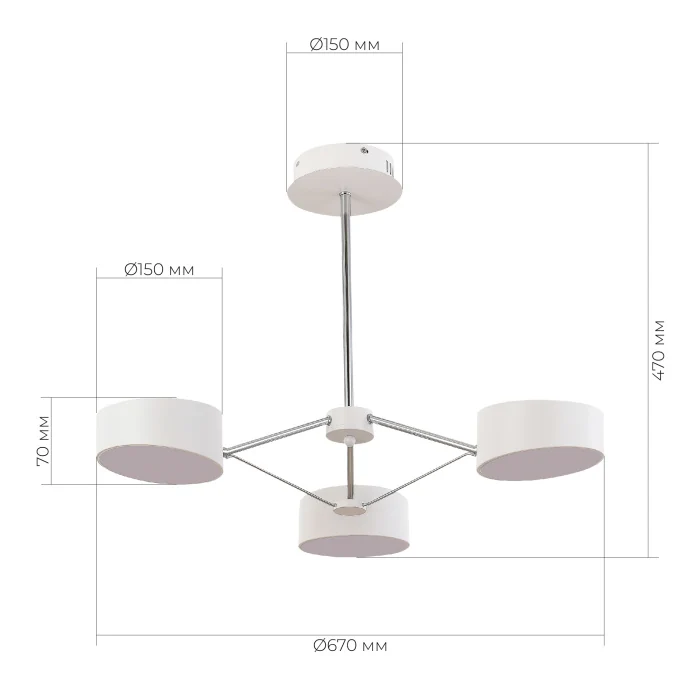 Потолочный светильник evoluce VALLE SLE6005-502-03