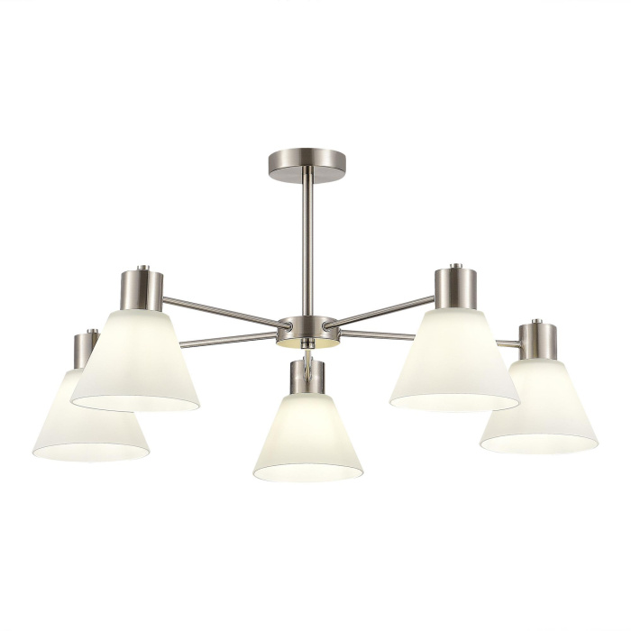 Светильник потолочный Никель/Белый E27 5*60W SLE1561-103-05