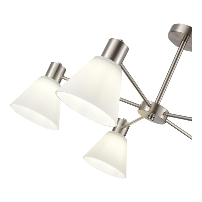 Светильник потолочный Никель/Белый E27 5*60W SLE1561-103-05