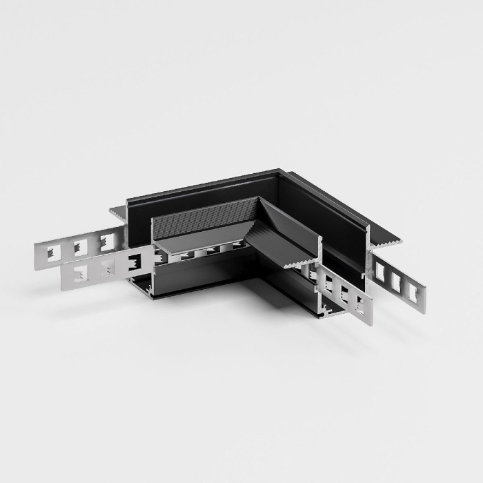 Коннектор угловой для встраиваемого шинопровода Elektrostandard Slim magnetic 4690389206726