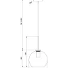 Подвесной светильник Freya Bravis FR8002PL-01BS