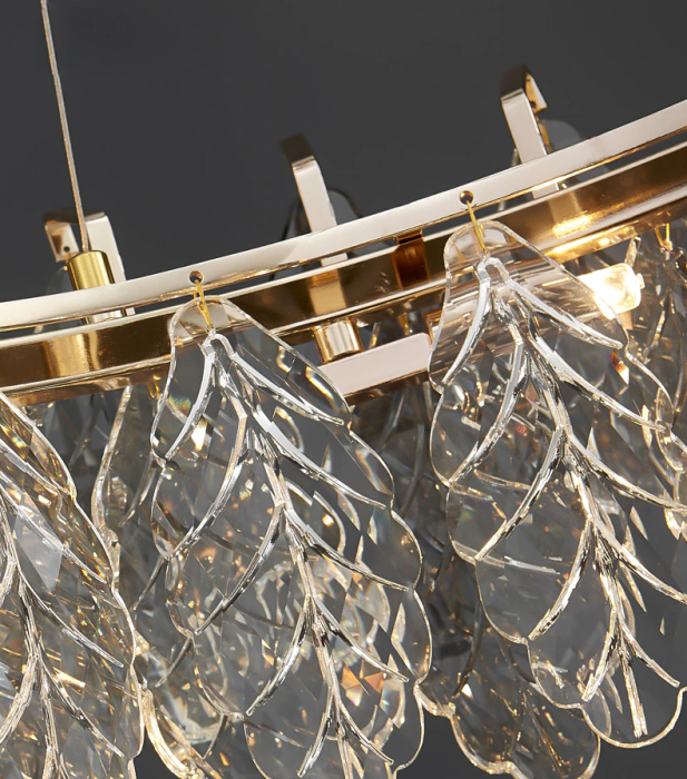 Подвесная люстра Delight Collection D8011P D8011P/R-800 gold/smoky